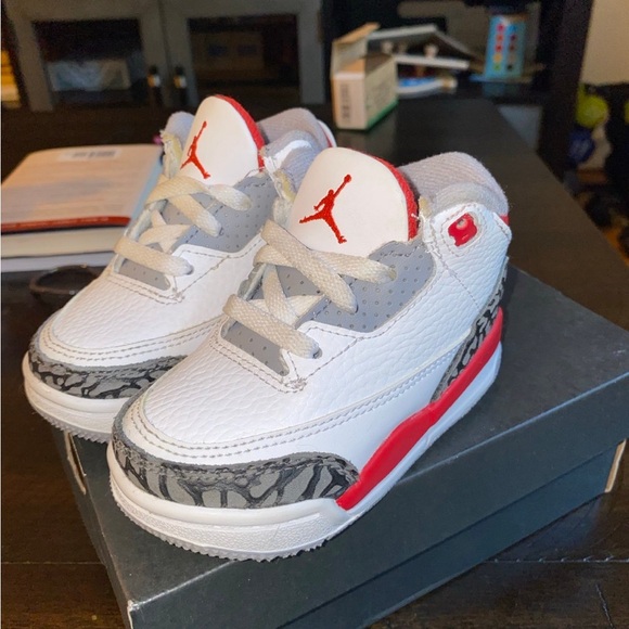 Jordan 3 Fire Red TD - Picture 2 of 4